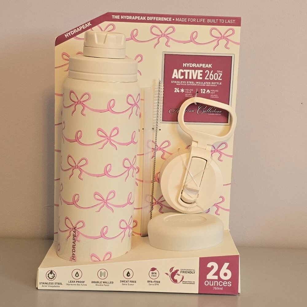 NWT Hydrapeak Active 26 Ounce Tumbler Set